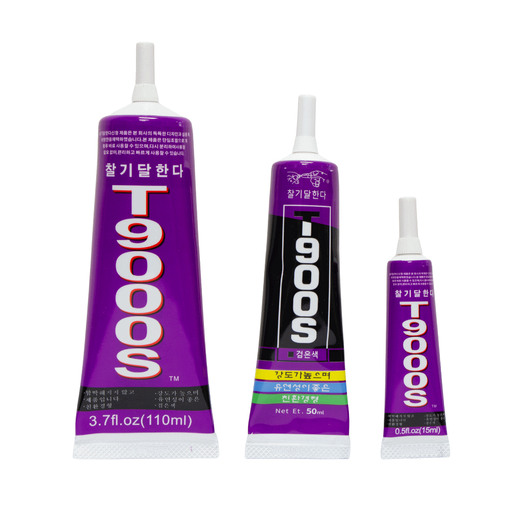 Zhanlida T9000S Black Acrylic-Friendly Adhesive